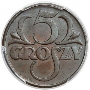 5 groszy 1931 - PCGS MS63 BN