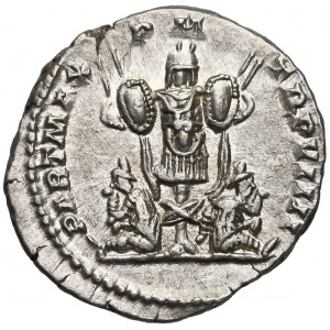 Rzym, Septymiusz Sewer (193-211) Denar - Trofeum