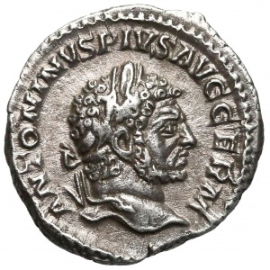 Rzym, Karakalla (198-217) Denar - Serapis