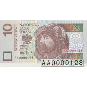 10 złotych 1994 - AA 0000128