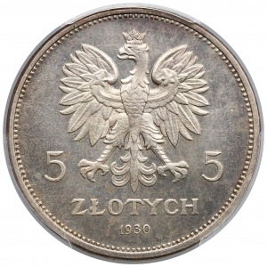 Nike 5 złotych 1930 - PCGS MS62