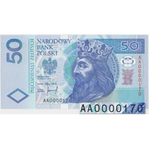 50 złotych 1994 - AA 0000170