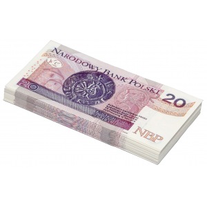 PAKIET 20 złotych 2012 - AA (100szt) - wybierane stany zachowania
