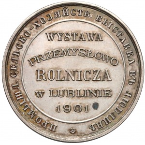 1901r. Medal Wystawa Przemysłowo Rolnicza w Lublinie (R)