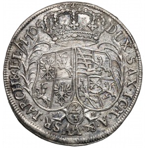 August II Mocny, 2/3 talara (Gulden) 1705 ILH