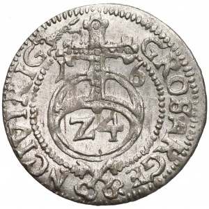 Zygmunt III Waza, Grosz Ryga 1616 - błąd POL.M:L: