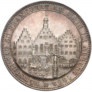 Niemcy, Frankfurt, Talar pamiątkowy 1863 - Fürstentag