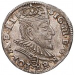 Zygmunt III Waza, Trojak Wilno 1589 - herb Korczak -RRR-