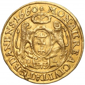Jan II Kazimierz, Dukat Gdańsk 1660 DL