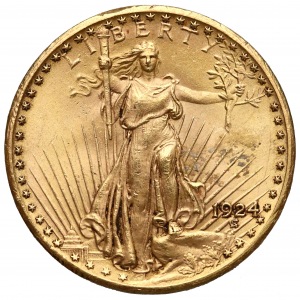 USA, 20 dolarów 1924 - Saint-Gaudens - Double Eagle