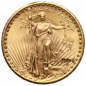 USA, 20 dollars 1924 - Saint-Gaudens - Double Eagle