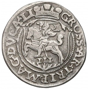 Zygmunt II August, Trojak Wilno 1563