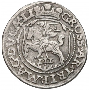 Sigismund II Augustus, Trojak (3 grosz) Vilnius 1563
