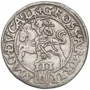 Sigismund II Augustus, Trojak (3 grosz) Vilnius 1562
