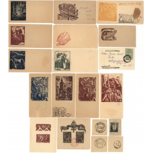 Oflag II C Woldenburg Set of postcards and postal stationery