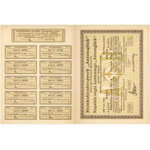 Kopalnia Węgla SZCZĘŚCIE ANTONIEGO, Serja C, 5.000 mkp 1923