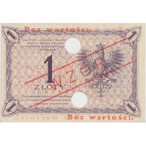 WZÓR 1 złoty 1919 - S. 36 B