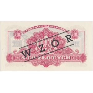 WZÓR 100 złotych 1944 ...owe - Ax