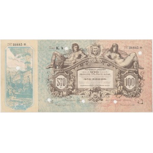 Lwów, Asygnata Kasowa 100 koron 1915