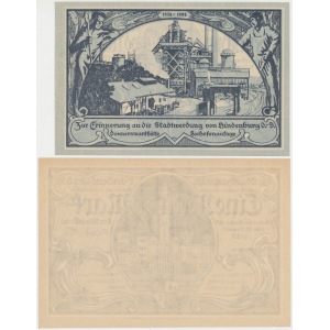 Zabrze (Hindenburg), 500.000 i 1 mln mk 1923 zestaw (2szt)