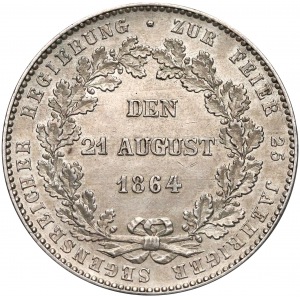 Niemcy, Nassau, Talar 1864 - 25-lecie panowania