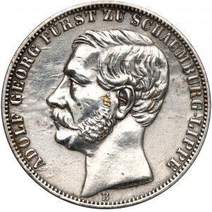 Niemcy, Schaumburg-Lippe, Talar 1865-B