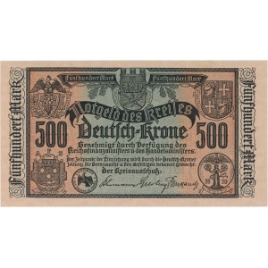 Wałcz (Deutsch-Krone), 500 mk 1922