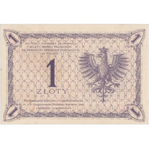 1 złoty 1919 - S. 31 E - niski numer 000,082