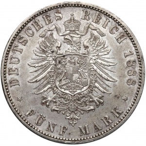 Niemcy, Preussen, 5 marek 1888-A