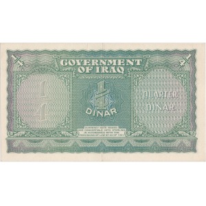 Iraq 1/4 dinar 1931 (1941)