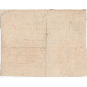 Potwierdzenie zapłaty Dziesięciny z Dóbr Ziemskich 1795