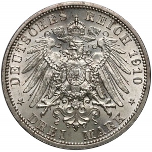 Niemcy, Sachsen-Weimar-Eisenach, 3 marki 1910-A - zaślubinowe