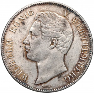 Niemcy, Württemberg, 2 talary = 3 i 1/2 guldena 1843