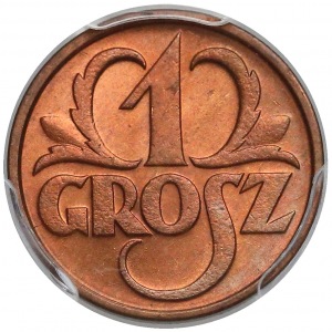 1 grosz 1932 - PCGS MS66 RD