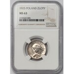 Kobieta i kłosy 1 złoty 1925 - NGC MS63