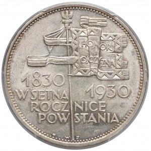 Sztandar 5 złotych 1930 - PCGS AU58