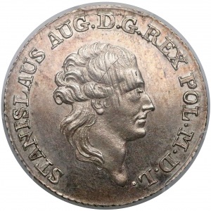 Poniatowski, Złotówka 1784 EB - przepiękna