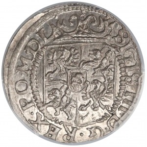Zygmunt III Waza, Grosz Ryga 1617 - przepiękny
