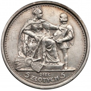 Konstytucja 5 złotych 1925 - 100 perełek