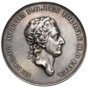 Poniatowski, Medal Kościół Opatrzności Bożej w Warszawie 1792 (Holzhäusser)