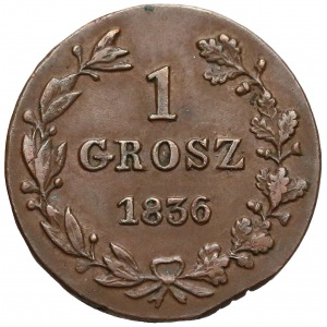 1 grosz 1836 MW - b. ładny