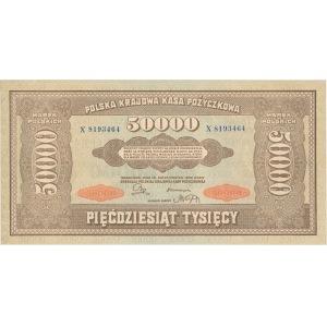 Inflacja 50.000 mkp 1922 - X