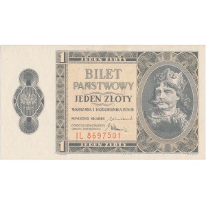 1 złoty 1938 - IL - Chrobry