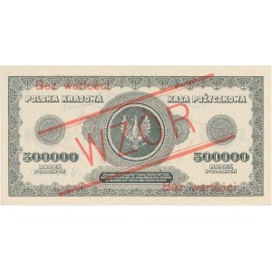 WZÓR Inflacja 500.000 mkp 1923 - X