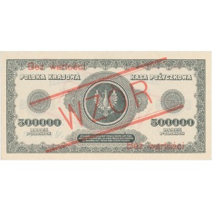 WZÓR Inflacja 500.000 mkp 1923 - X