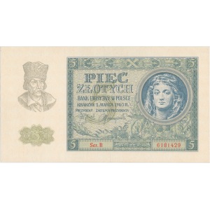 5 złotych 1940 - Ser. B