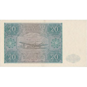 20 złotych 1946 - D