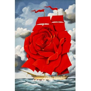 Rafał OLBIŃSKI (ur. 1943), Red Rose Ship, 2007