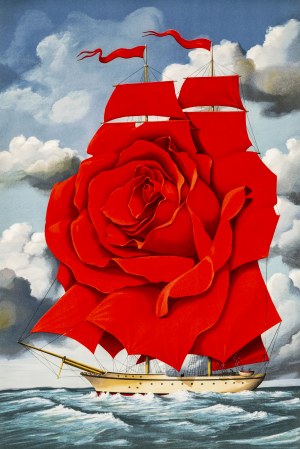 Rafał OLBIŃSKI (ur. 1943), Red Rose Ship, 2007