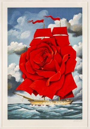 Rafał OLBIŃSKI (ur. 1943), Red Rose Ship, 2007